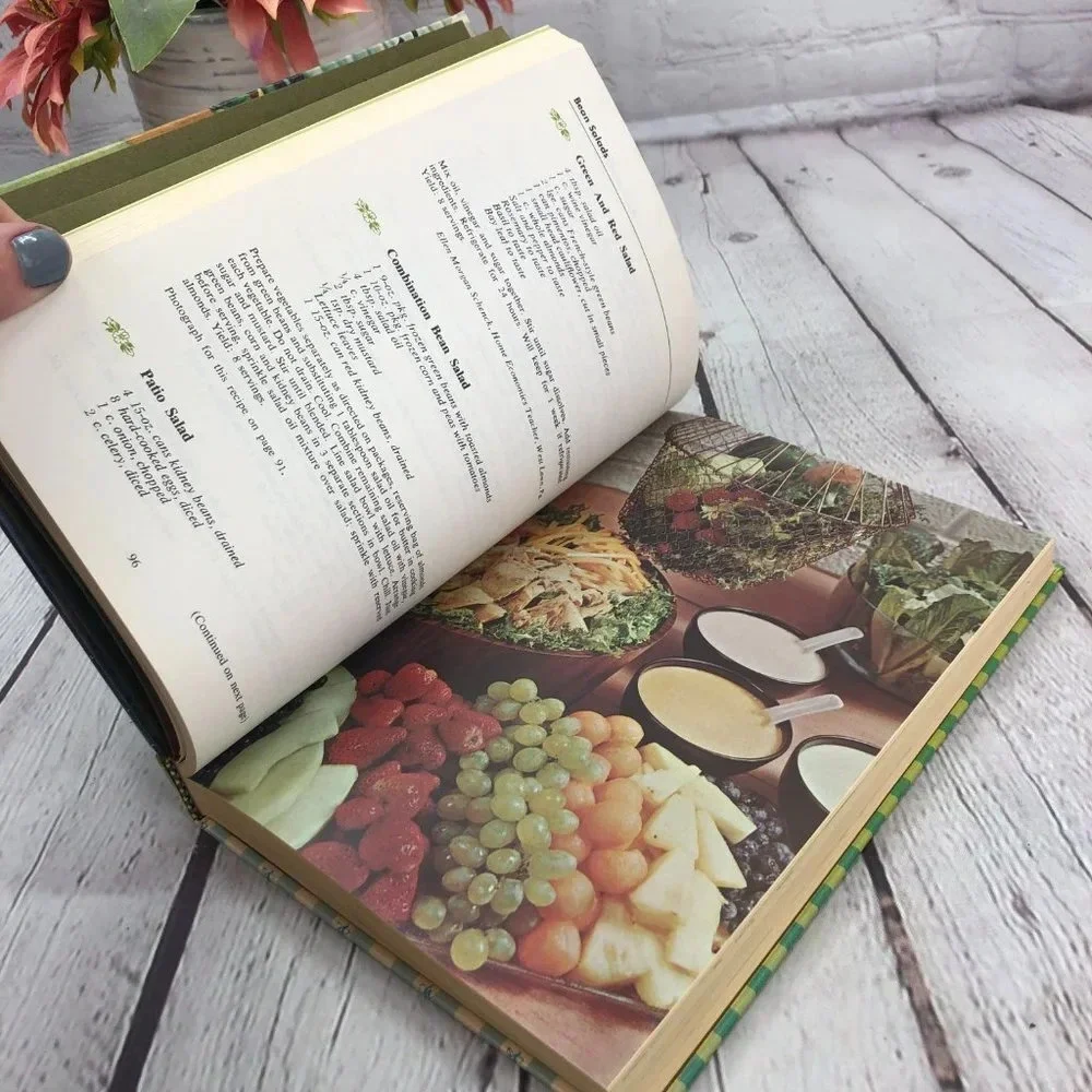 vintage cookbook favorite recipes of America salads 1968